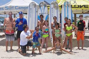 Texas Surf Camp - Bob Hall Pier - June 25, 2014